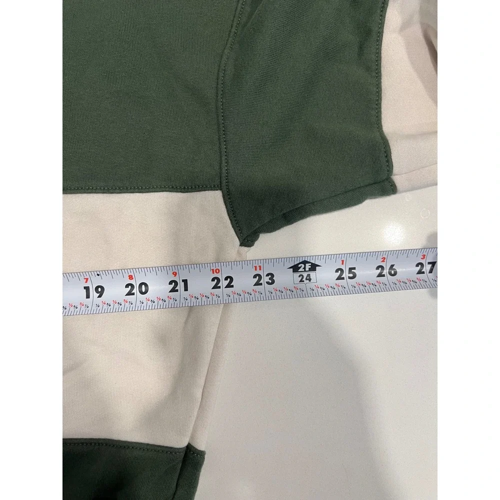 Abercrombie & Fitch Sweatshirt Womens Medium Green New York Social Club Pullover - Picture 7 of 8